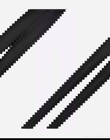 Byxor Dolce & Gabbana Dolce & Gabbana Tailored Flannel Pants 52 Mörkblå | GY6UETGI251B0665, 0