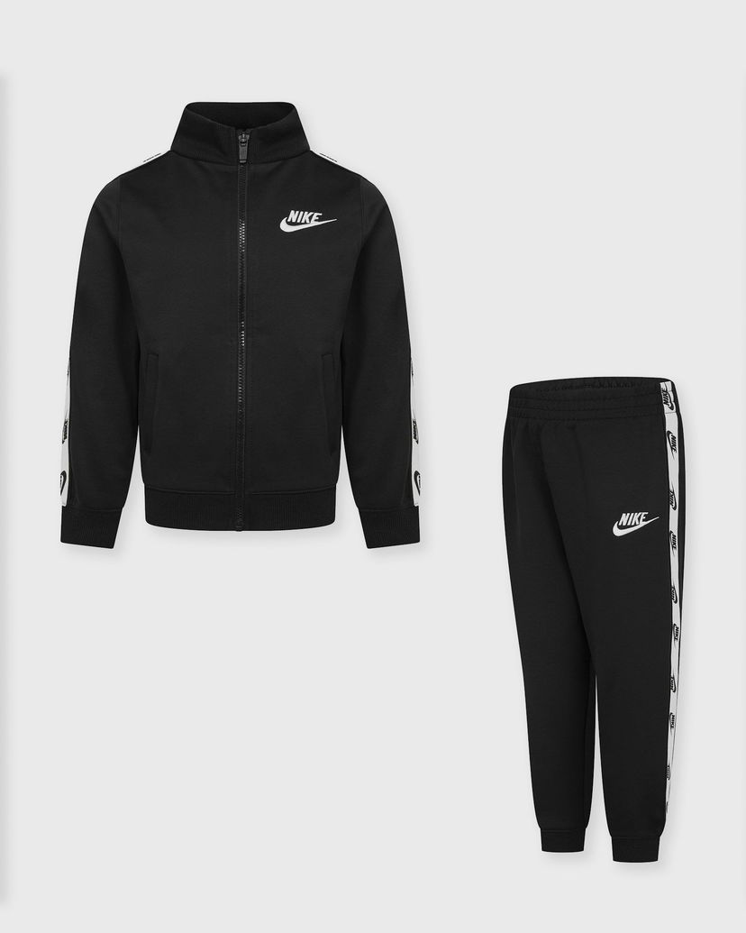 Träningsoverall Nike Full Zip Tracksuit Set with Logo Tape Svart | 86M452-023
