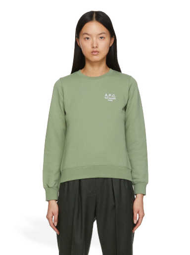Sweatshirt A.P.C. Green Skye Grön | COEBH-F27700