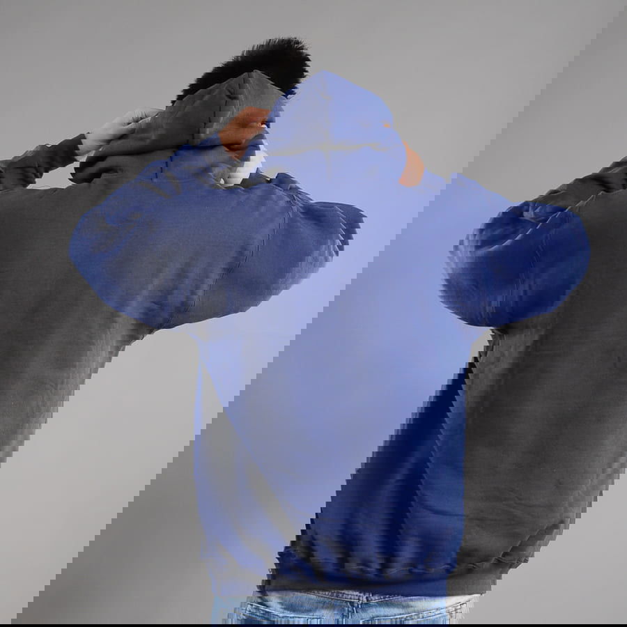 Sweatshirt Thrasher Flame Logo Hoody Mörkblå | 017220, 1