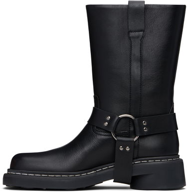 Kläder Marine Serre Marine Serre MS Moto Leather Boots Svart | WFW045A RLEA0017, 2
