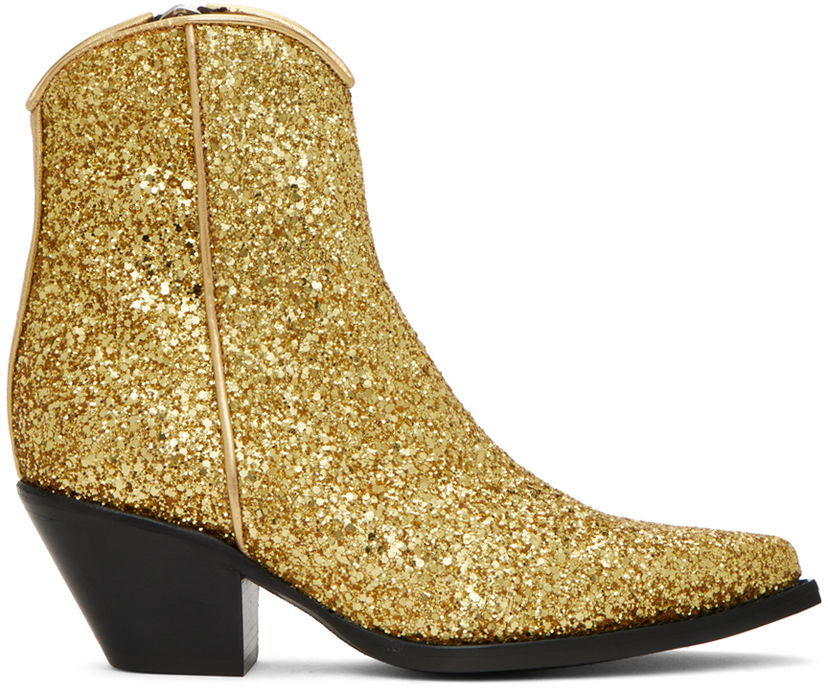 Jacka R13 R13 Skinny Ankle Cowboy Boots Gul | R13S046-S109A
