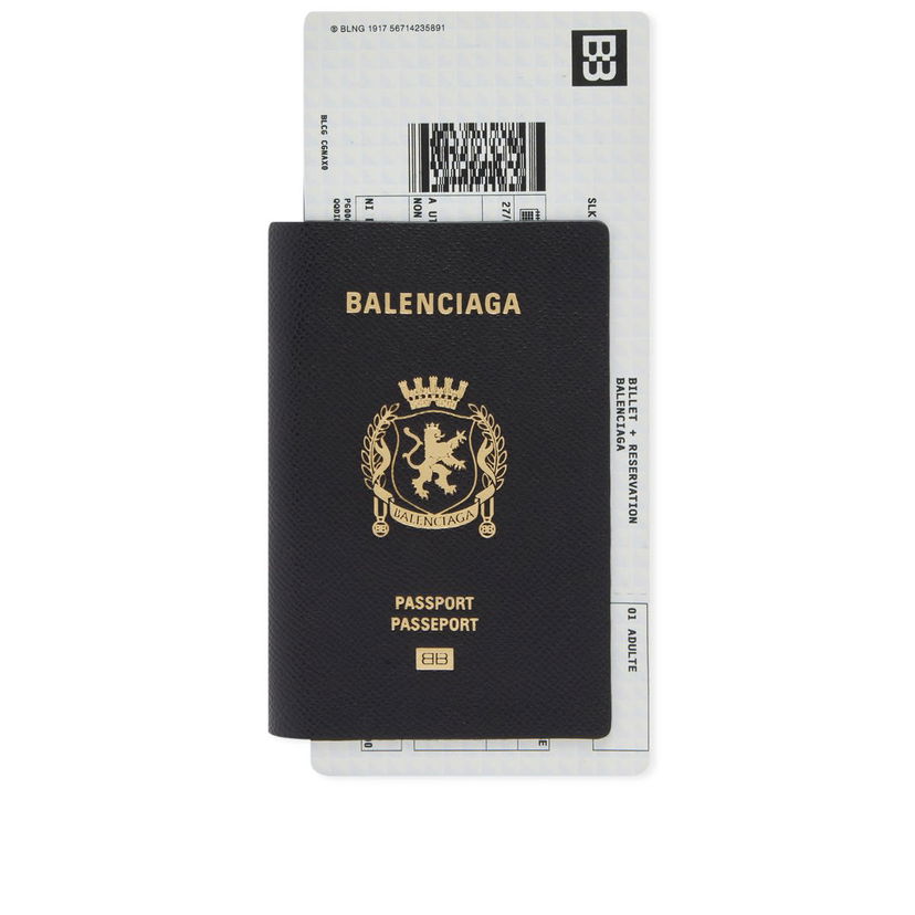 Plånbok Balenciaga Passport Zip Wallet Svart | 787774-2AA3R-1000