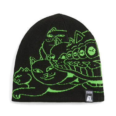 Mössa Puma PUMA x RIPNDIP Knitted Beanie with Graphic Print Svart | 026596_01, 0