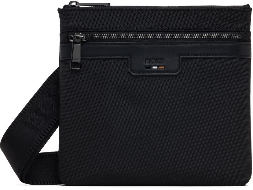 Axelväska BOSS BOSS Envelope Crossbody Bag Svart | 50536191