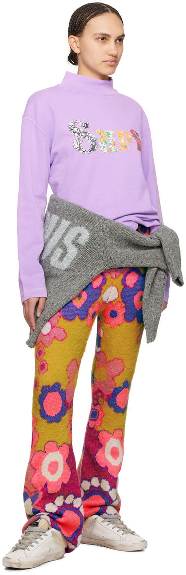 Sweatshirt ERL 'Surf' Long Sleeve T-Shirt Purpur | ERL08T009, 3