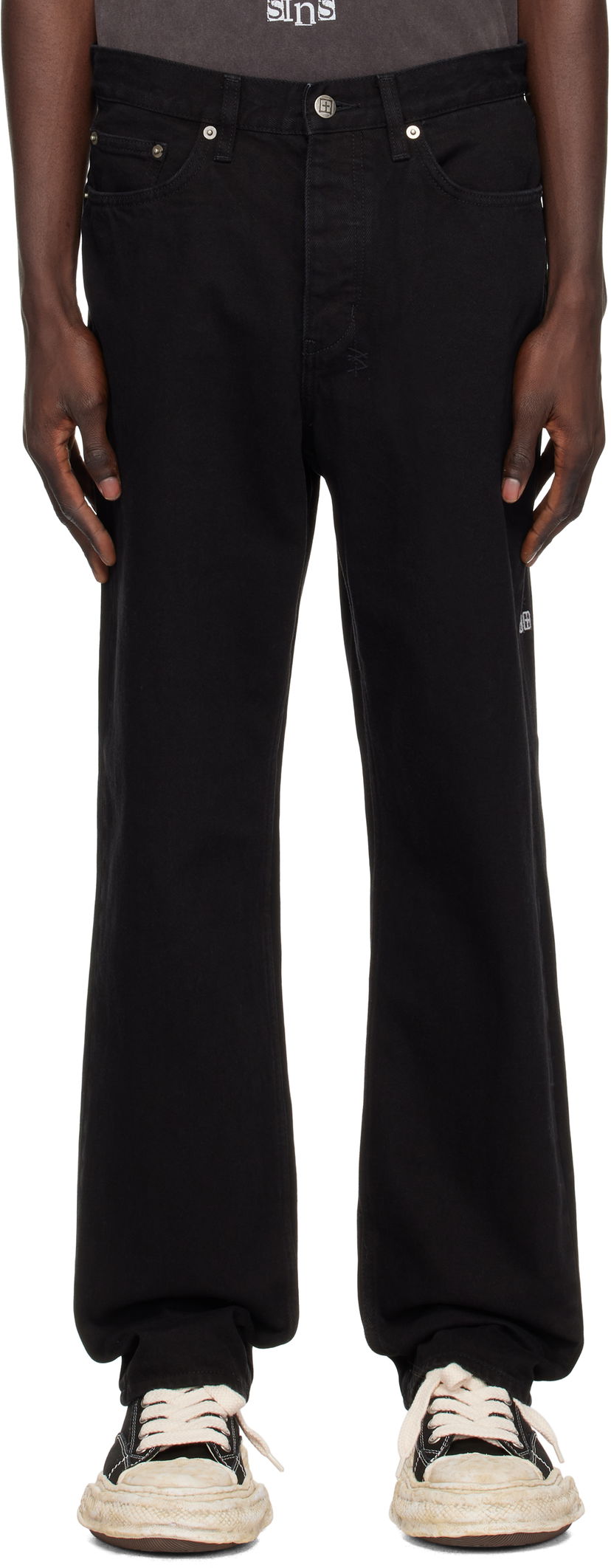 Jeans Ksubi Anti K Blackout Jeans Svart | MFA22DJ076