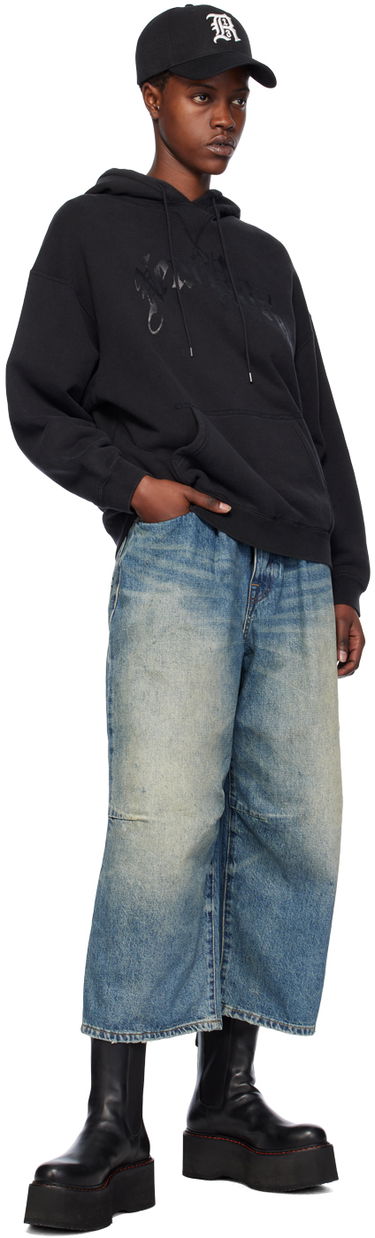 Sweatshirt R13 R13 'New York' Hoodie Svart | R13WK005-K099C, 3