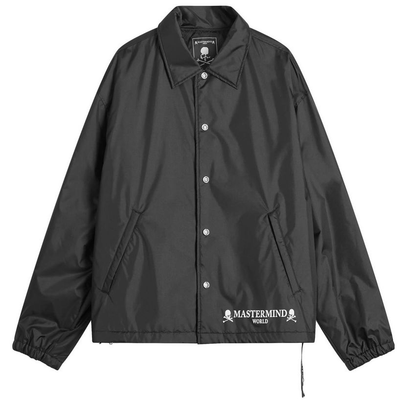 Vindjacka Mastermind WORLD Mastermind World Coach Jacket, Size Medium Svart | MW25S14-BL008-500