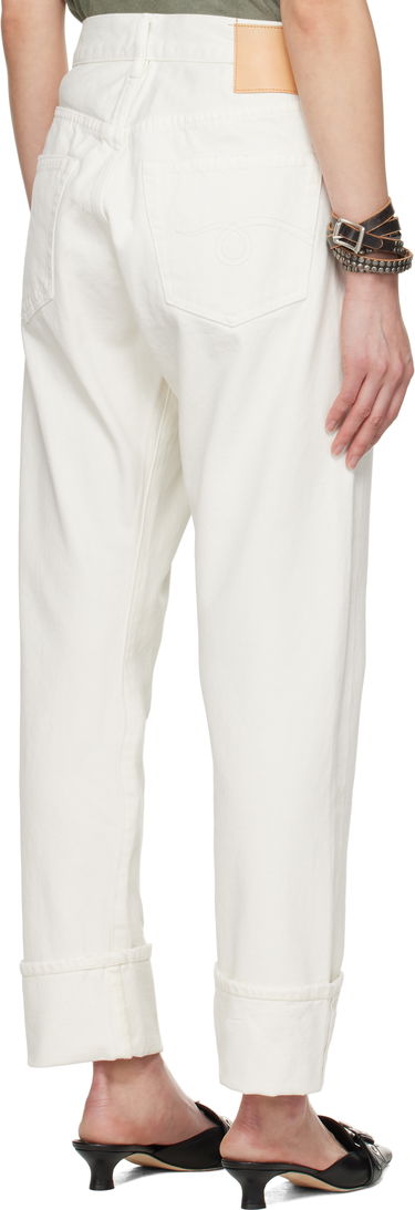 Jeans R13 R13 Cuffed Crossover Jeans Vit | R13W2048-D314A, 2