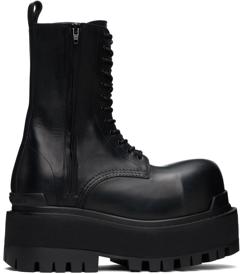 Kläder Balenciaga Balenciaga Giant Boots Svart | 813689WCDA1