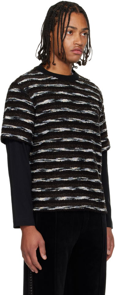 Sweater Andersson Bell Textured Striped Short-Sleeve Layered Sweater Flerfärgad | atb1373u, 4