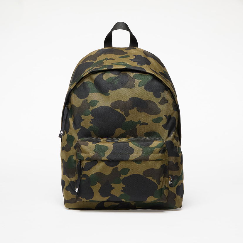 Ryggsäck BAPE A BATHING APE 1St Camo Cordura Day Pack Grön | 001BAK301002MGRN