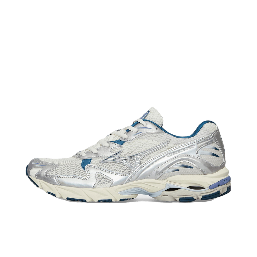 Löpning Mizuno Wave Rider 10 Arctic Ice / Snow White Vit | D1GA2431-01
