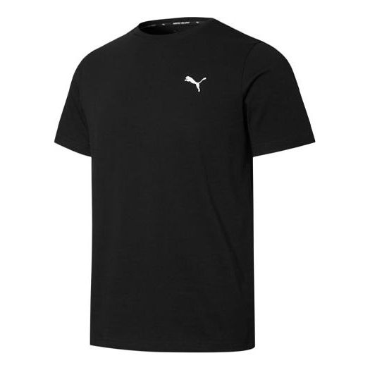T-shirt Puma Small Logo Round Neck Sports Tee Svart | 848723-01