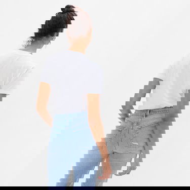 T-shirt GAP Basic Crewneck Tee Fresh White Vit | 795346-01, 0