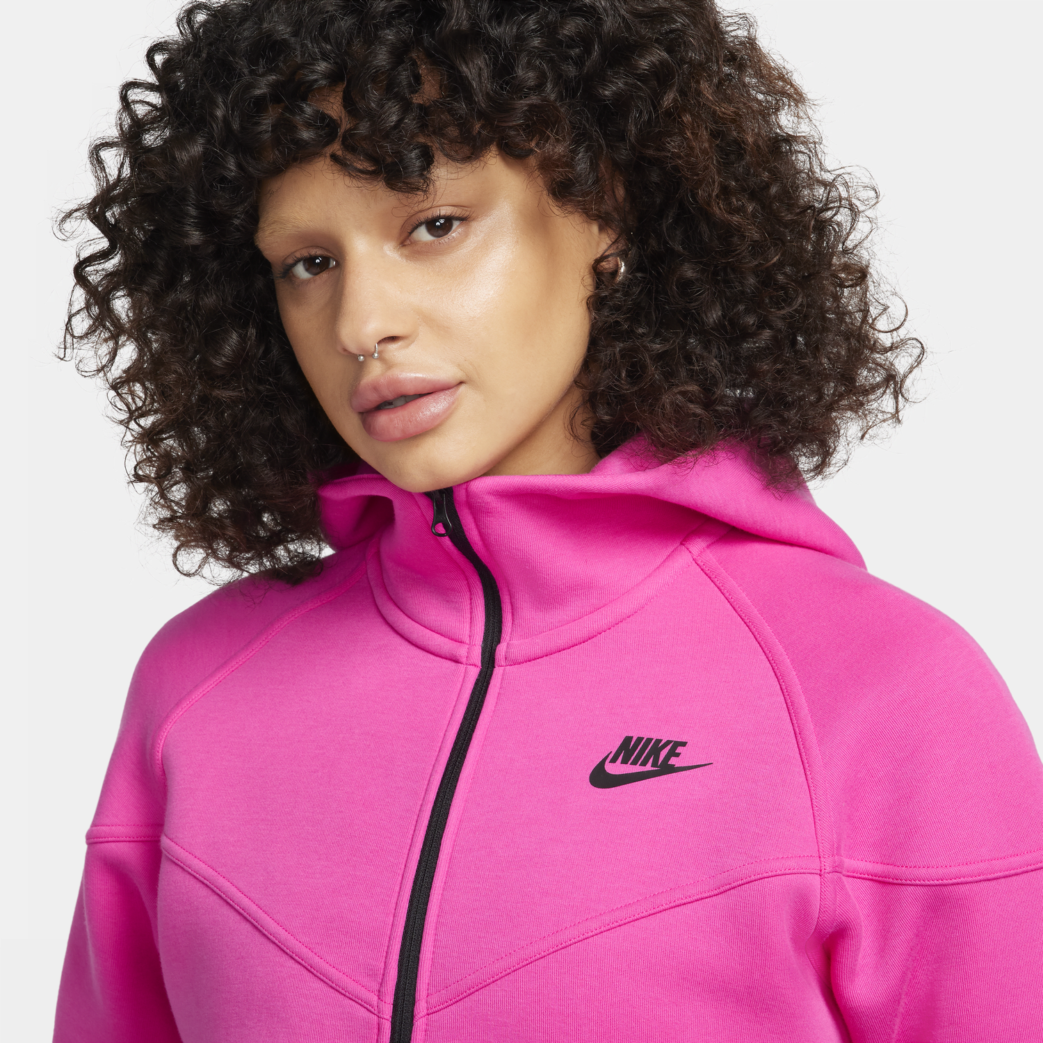 Sweatshirt Nike Sportswear Tech Fleece Windrunner Jacket Rosa | FB8338-605, 1