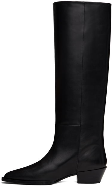 Kläder Aeyde Aeyde Arla Leather Cowboy Tall Boots Svart | A11-KB-ARUP40CH116-FW24-800-001, 2