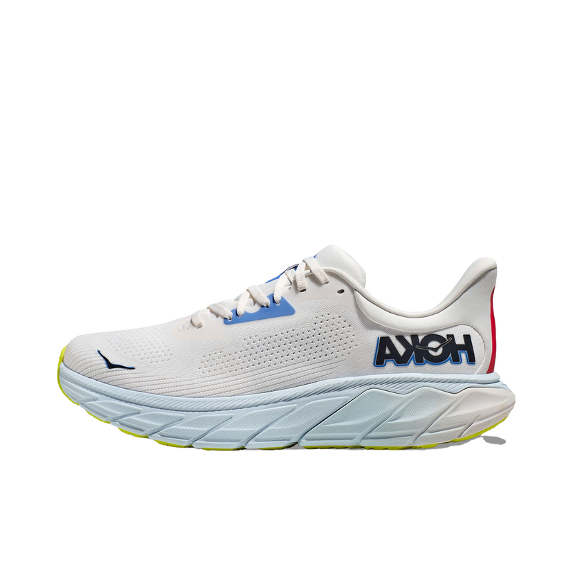 Löpning Hoka One One Arahi 7 Blanc De Blanc Virtual Blue Grå | 1147850-BVR