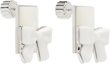 Örhängen SHUSHU/TONG YVMIN Edition Bowknot Square Earrings Vit | 25615WHT00DN2, 1
