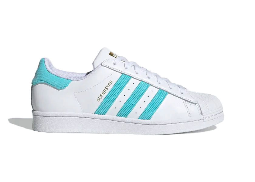 Sneakers och skor adidas Originals Superstar Pulse Aqua Corduroy Vit | H00206, 0