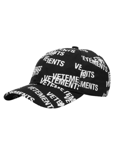 Keps VETEMENTS Stamped Logo Cap Svart | UA53CA250B