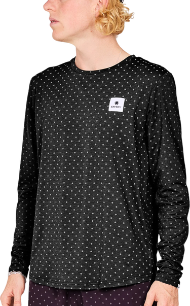 T-shirt Saysky Saysky Reflective Polka Pace Long Sleeve T-Shirt Svart | mmrls02c1018, 0