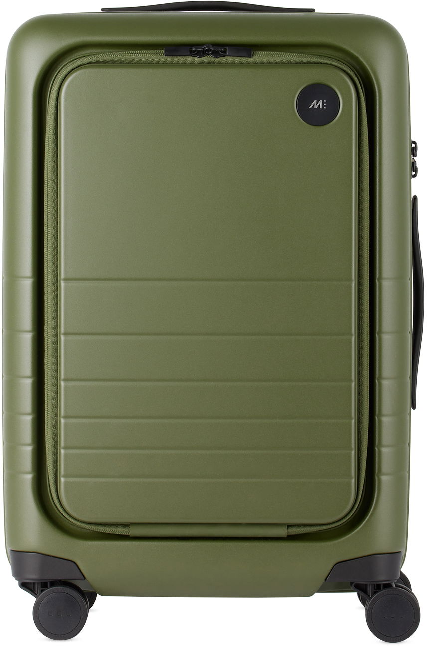 Resväska Monos Carry-On Pro Plus Suitcase Grön | Z2P-OG, 0