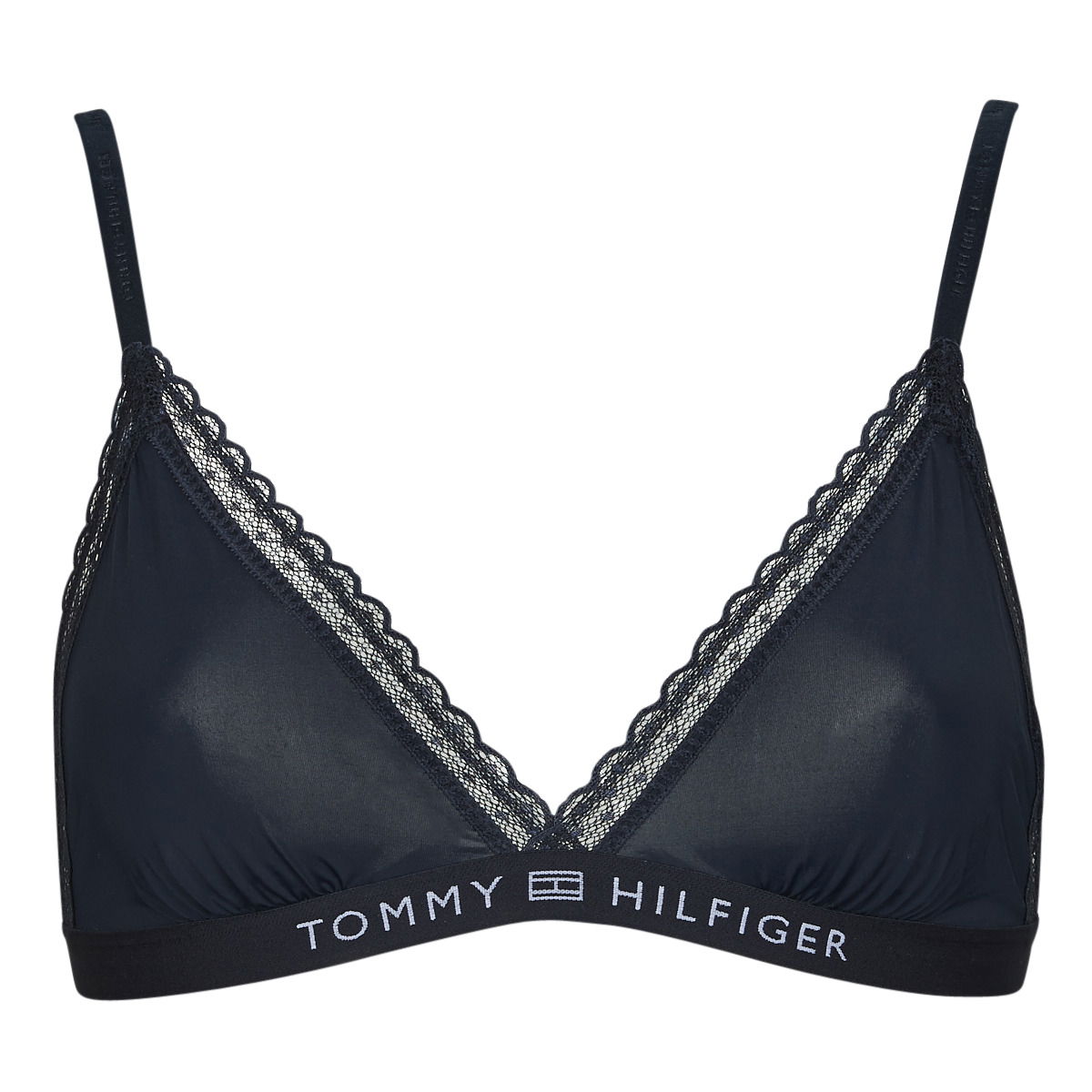 Behå Tommy Hilfiger Triangle bras and Bralettes UNLINED TRIANGLE Svart | UW0UW04242-DW5-NOOS, 0
