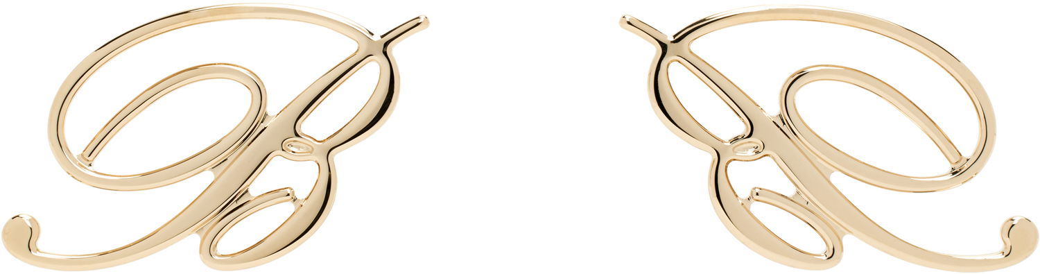 Örhängen Blumarine Blumarine Mini Logo Earrings Metallisk | P522W323A, 0