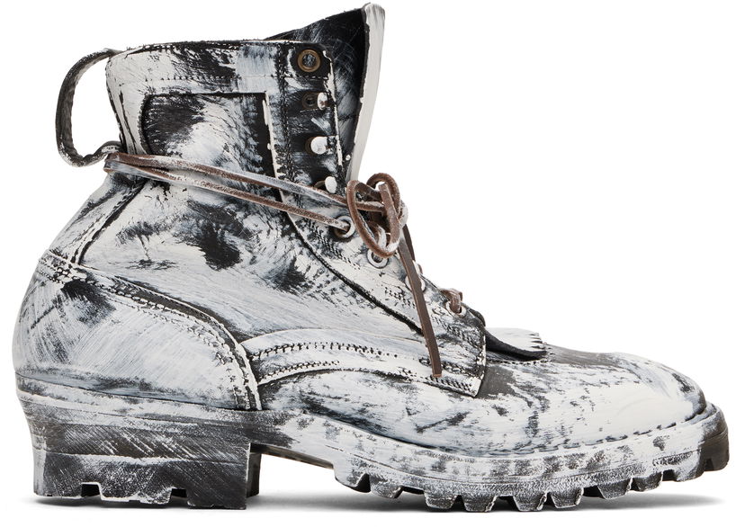 Sneakers och skor Maison Margiela Maison Margiela Sierra Bianchetto Boots Svart | S57WU0285 P8192