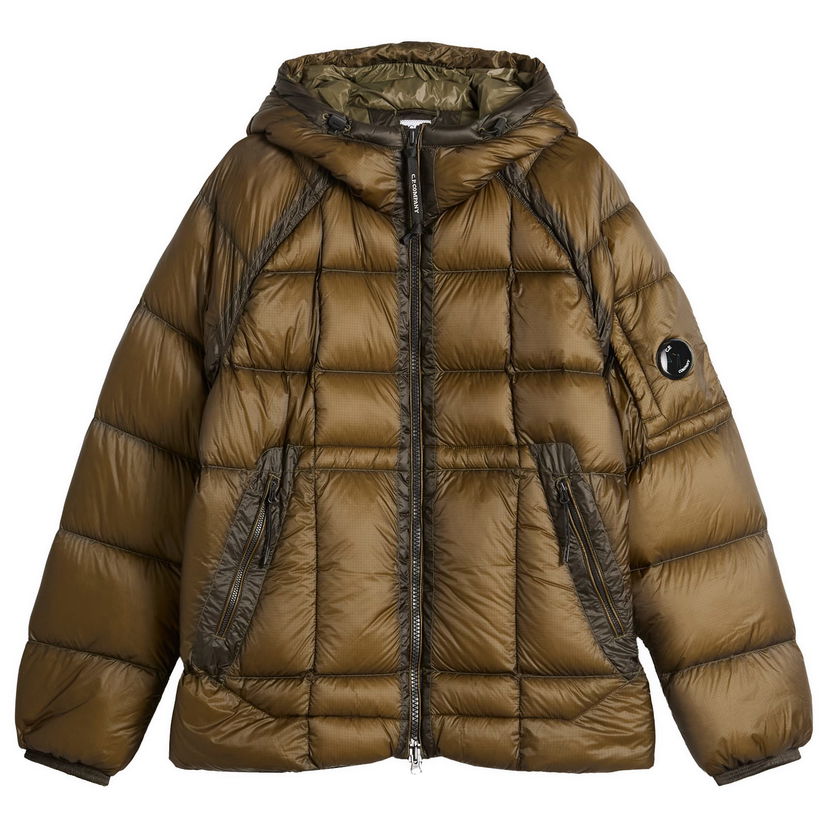 Pufferjacka C.P. Company DD-Shell Hooded Puffer Jacket Grön | RFCMOW702A-110416A-683