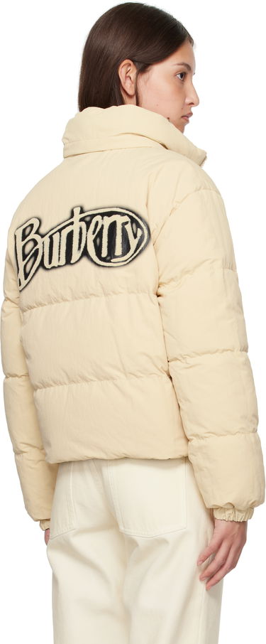 Pufferjacka Burberry Burberry Check Reversible Down Jacket Beige | 8098488, 4