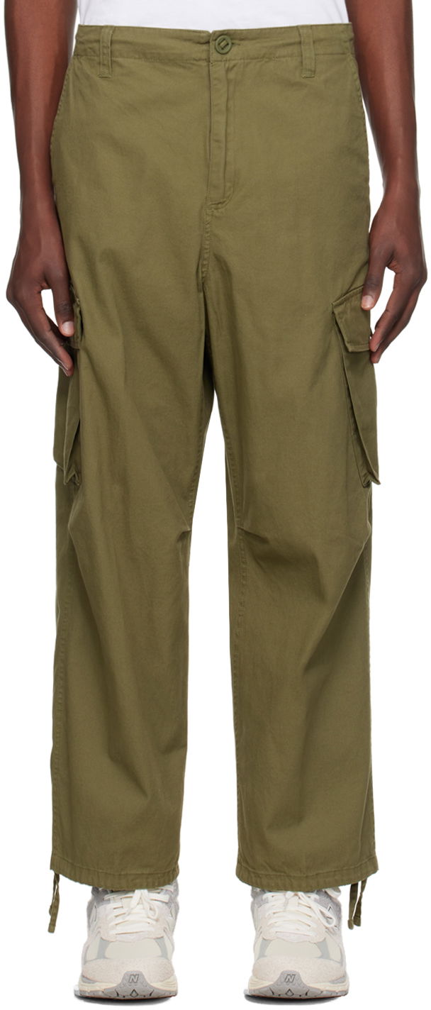 Cargo byxor Carhartt WIP Cargo Pants With Flap Pockets Grön | I032983, 0