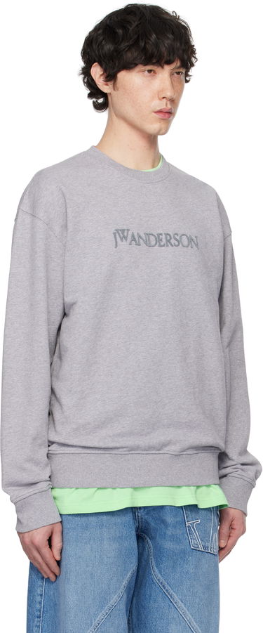 Sweater JW Anderson JW Anderson Logo Sweatshirt Grå | JW0215-PG1632, 1
