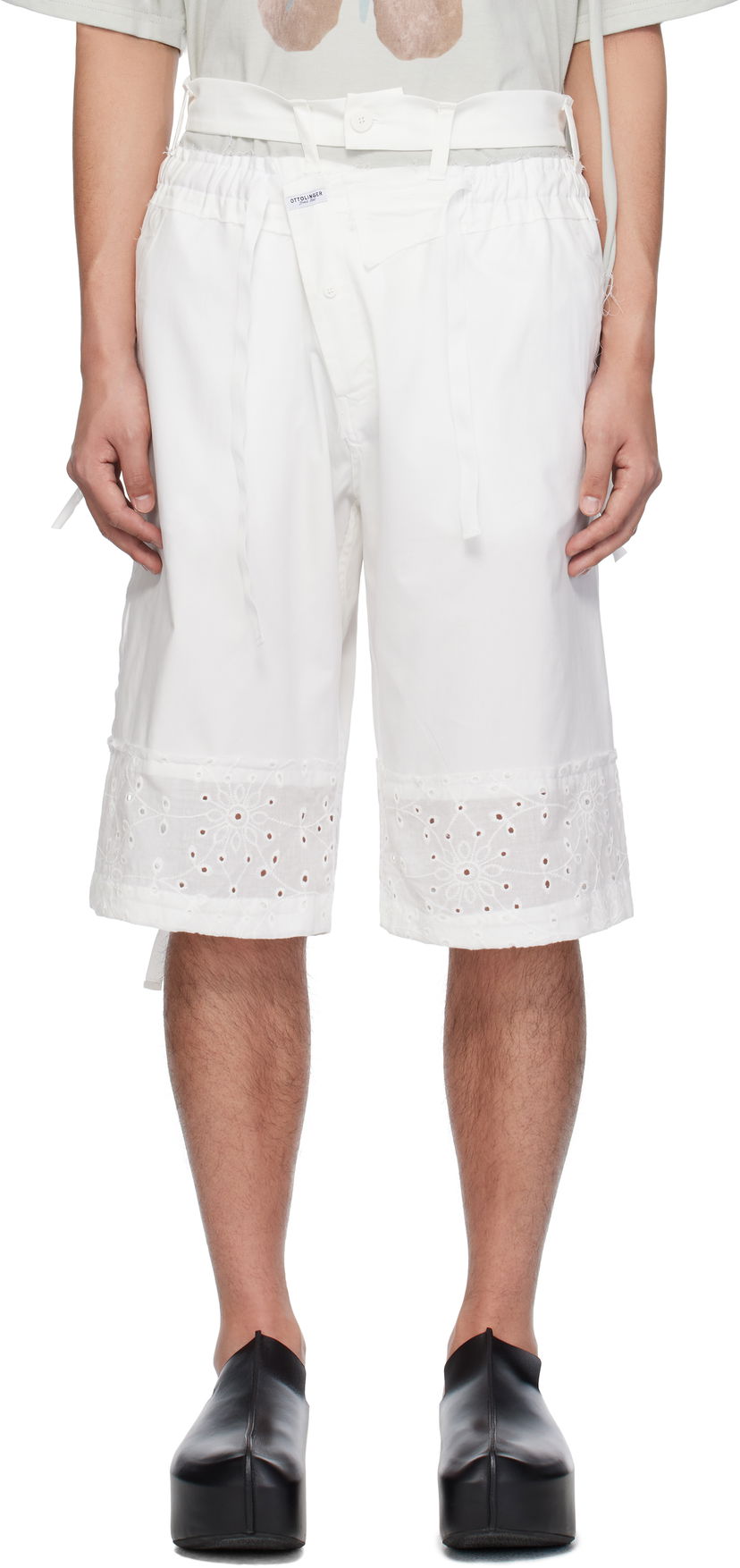 Shorts Ottolinger Ottolinger Baggy Cargo Shorts Vit | 106-200206-01