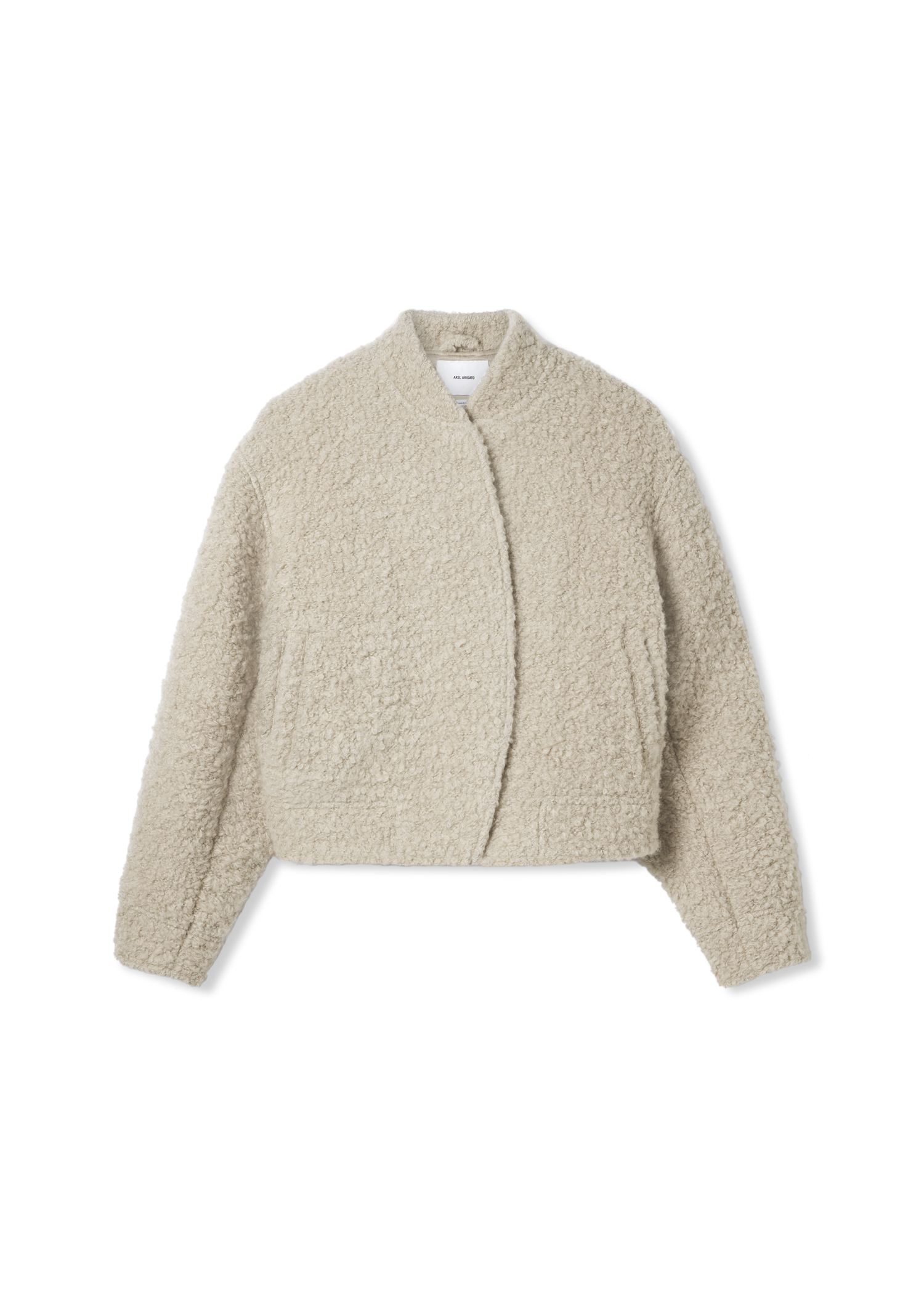 Bomberjacka AXEL ARIGATO Textured Cropped Jacket Beige | A3052001, 1