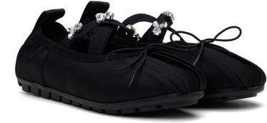 Klä Simone Rocha Simone Rocha Embellished Grip Ballerina Flats Svart | BPT1B 0755, 3