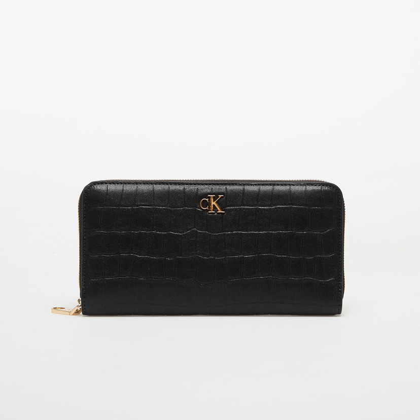 Plånbok CALVIN KLEIN Calvin Klein Croc Long Zip Aro Wallet Svart | LV04F1096G UB1