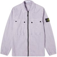 Jacka Stone Island Garment Dyed Two Pocket Zip Overshirt Lavender Purpur | 7915102-V0147, 1