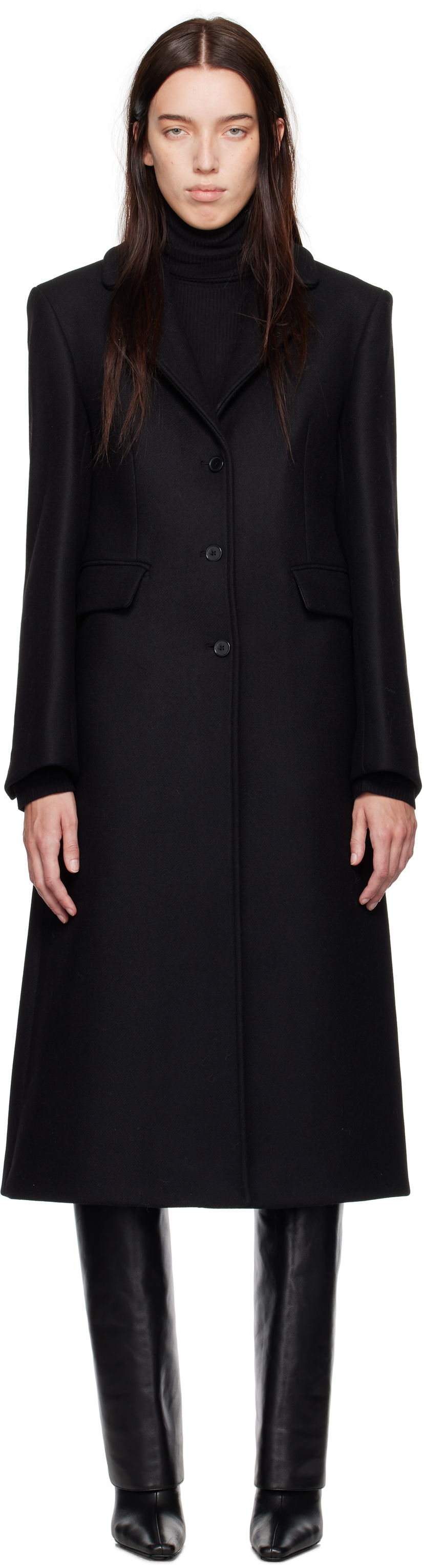 Rockar Loulou de Saison Loulou de Saison Alisa Long Coat Svart | ALISA