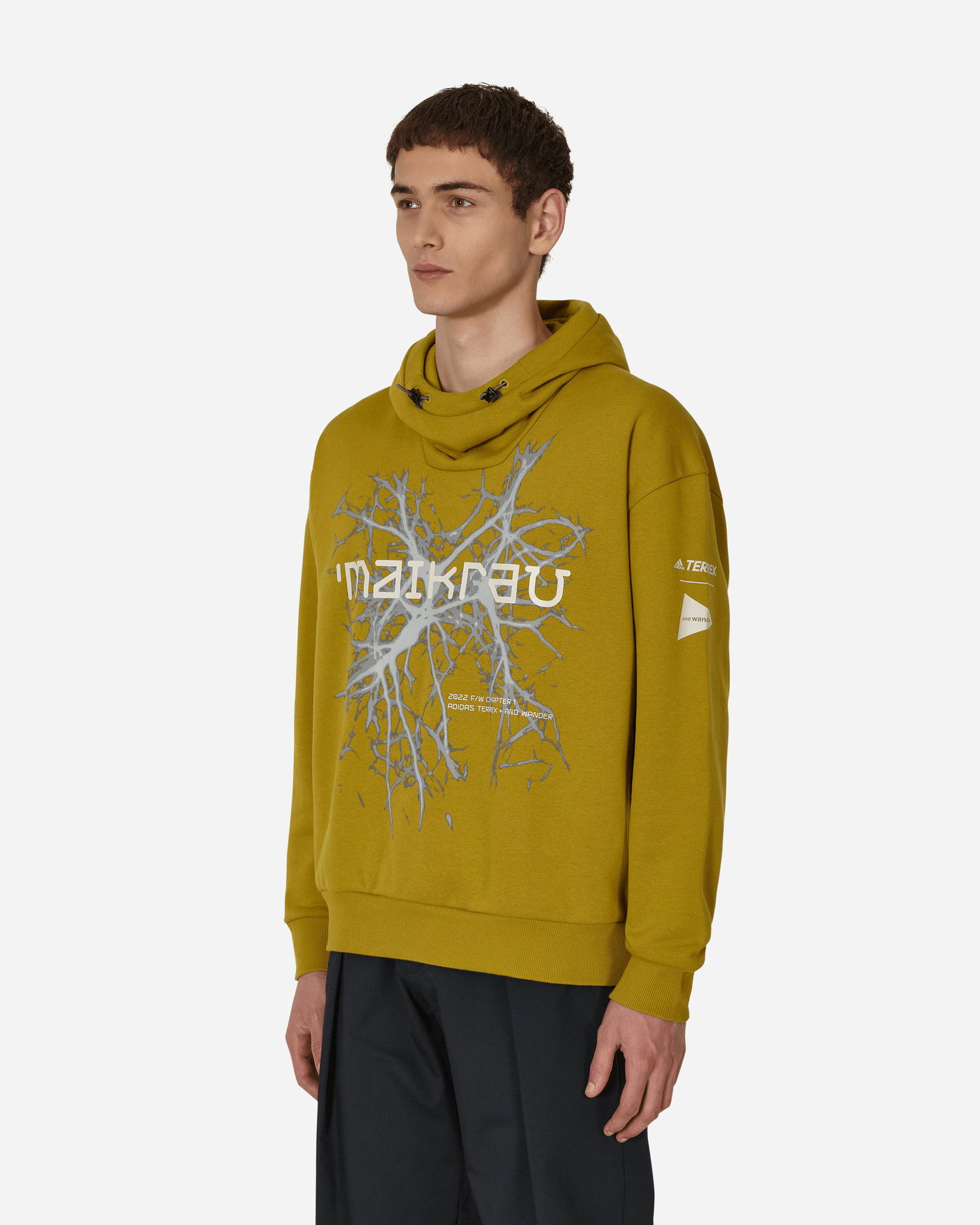 Sweatshirt adidas Performance TERREX x and wander Gul | HN6936, 1