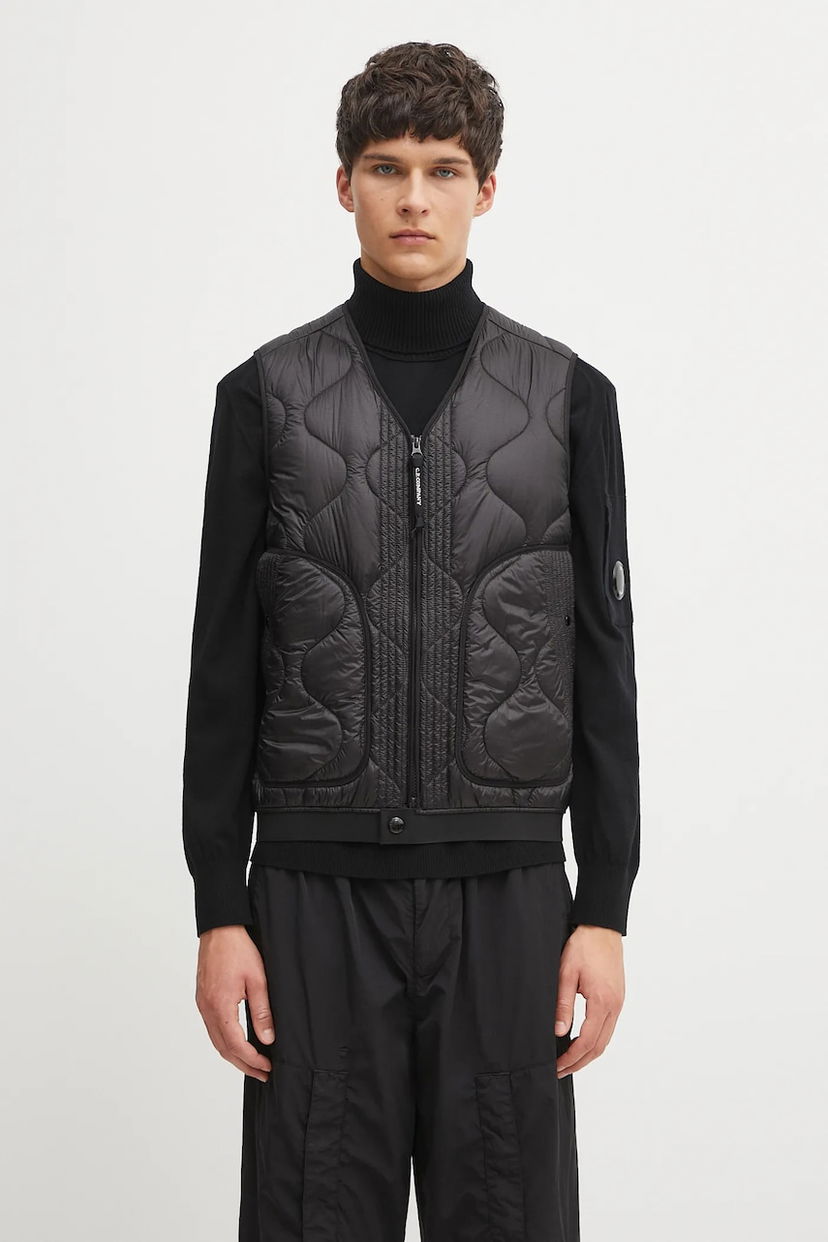 Väst C.P. Company C.P. Company Quilted Gilet Svart | 19CMVE049A110158A