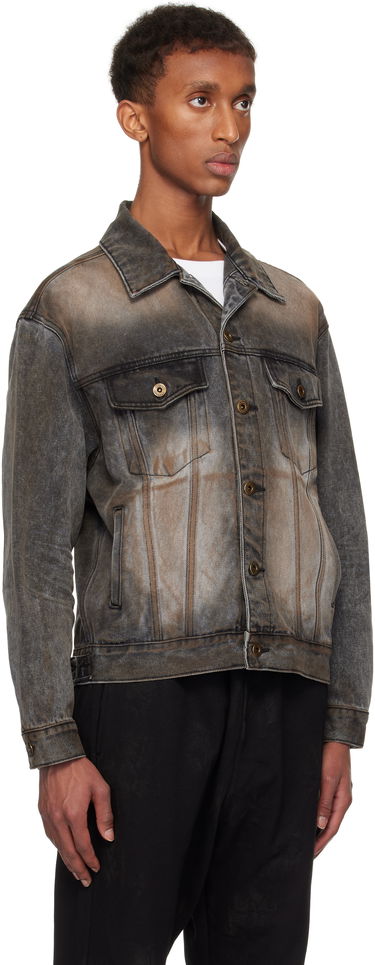 Jacka We11done We11done Washed Denim Jacket Grå | WD-DJ3-24-315-U-BK, 1