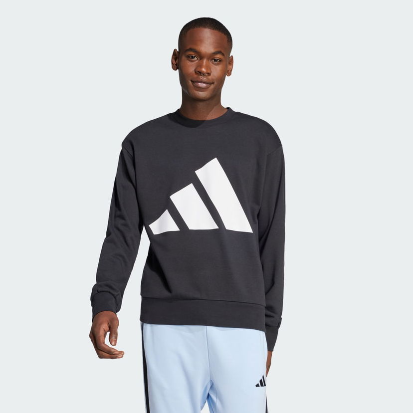 Sweatshirt adidas Performance Essentials Big Logo Sweatshirt Svart | JE8949