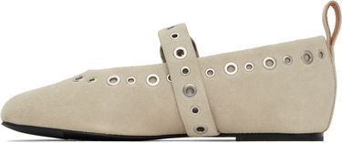 Kläder rag & bone rag & bone Spire Mary Jane Ballerina Flats Beige | WFF24HF1008SU08, 2