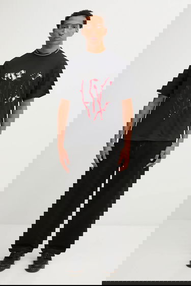 T-shirt Napapijri T-Shirt Napapijri x Martine Rose Rose Print Svart | NP0A4I569411, 6