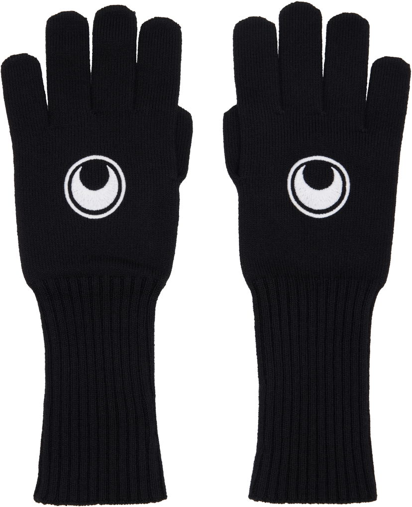 Handskar Marine Serre Knit Long Gloves Svart | USA018A