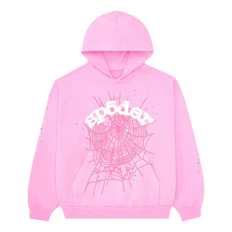 Sweatshirt Sp5der Sp5der OG Web Hoodie Rosa | SP5-PINKOG-HD