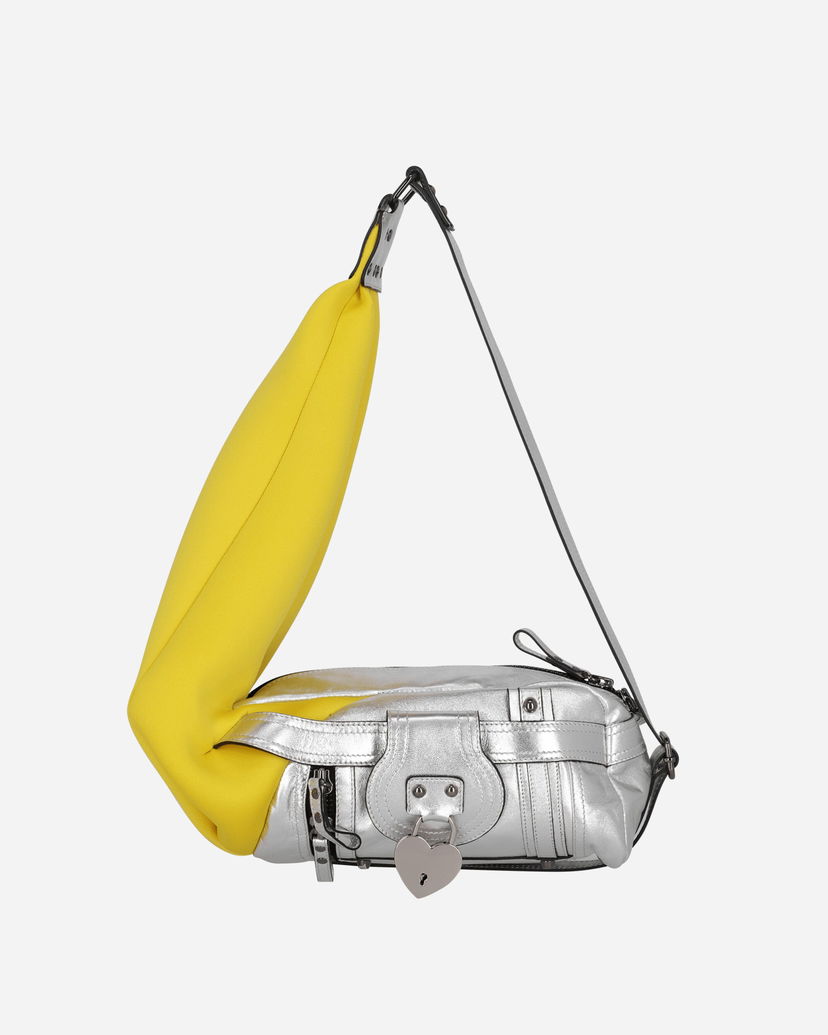 Axelväska Ottolinger Neoprene and Leather Mini Bag Gul | 2227210210 SLVYLW